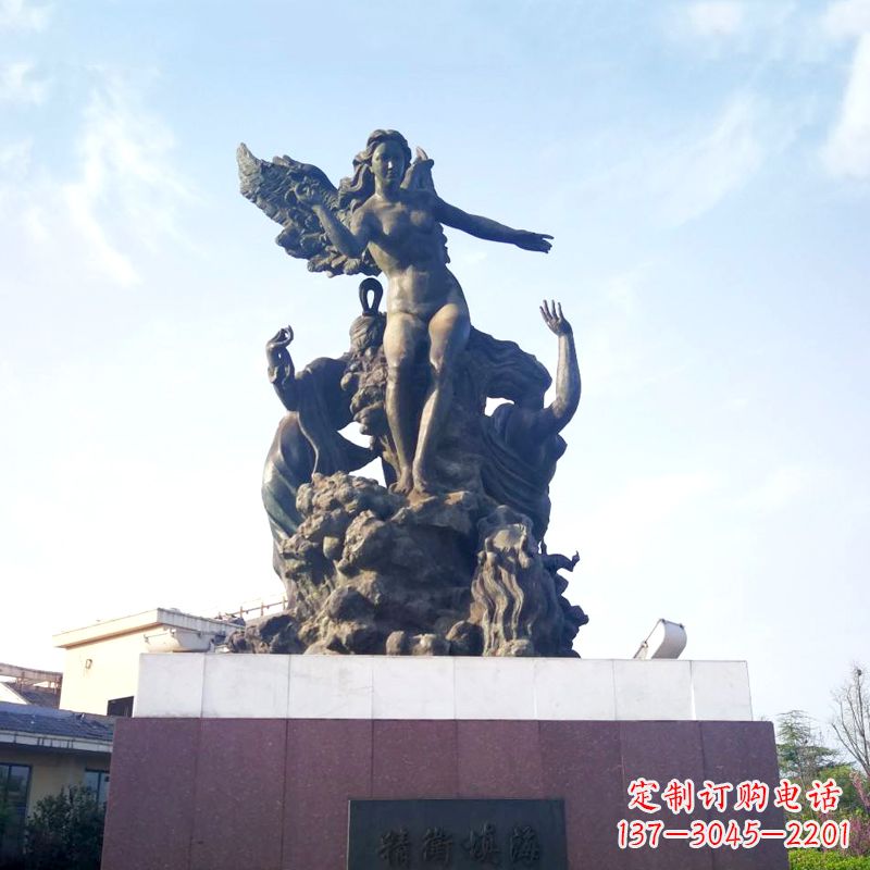 宁德雕刻传说——精卫填海景观雕塑