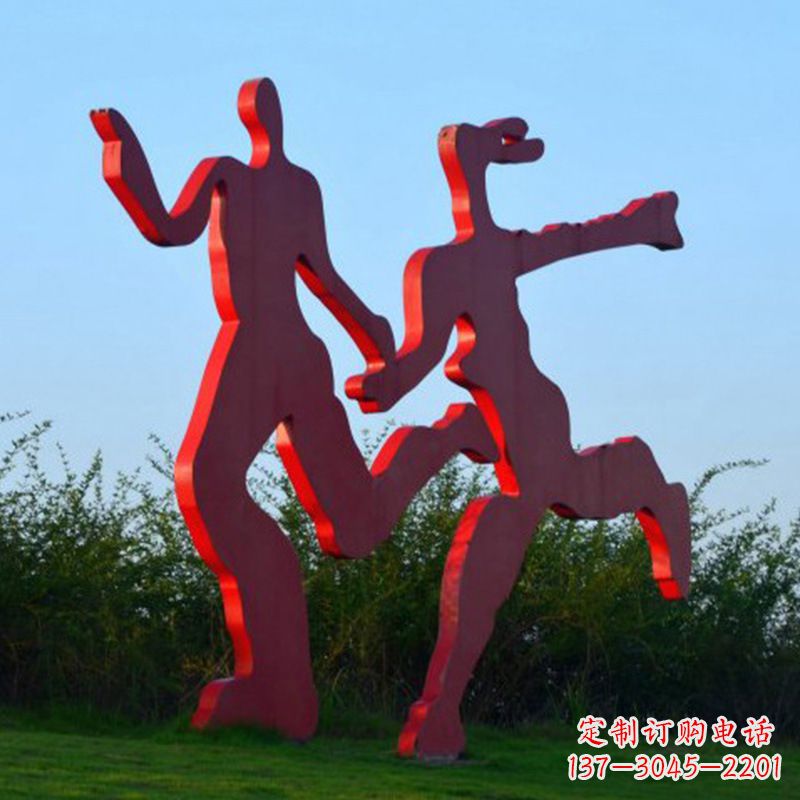 宁德情侣心剪影雕塑