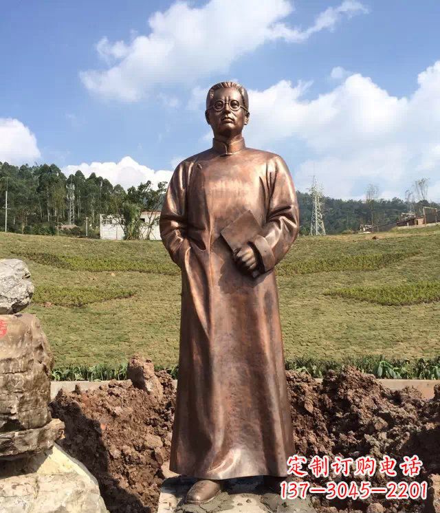 宁德陶行知雕塑珍贵的纪念收藏品