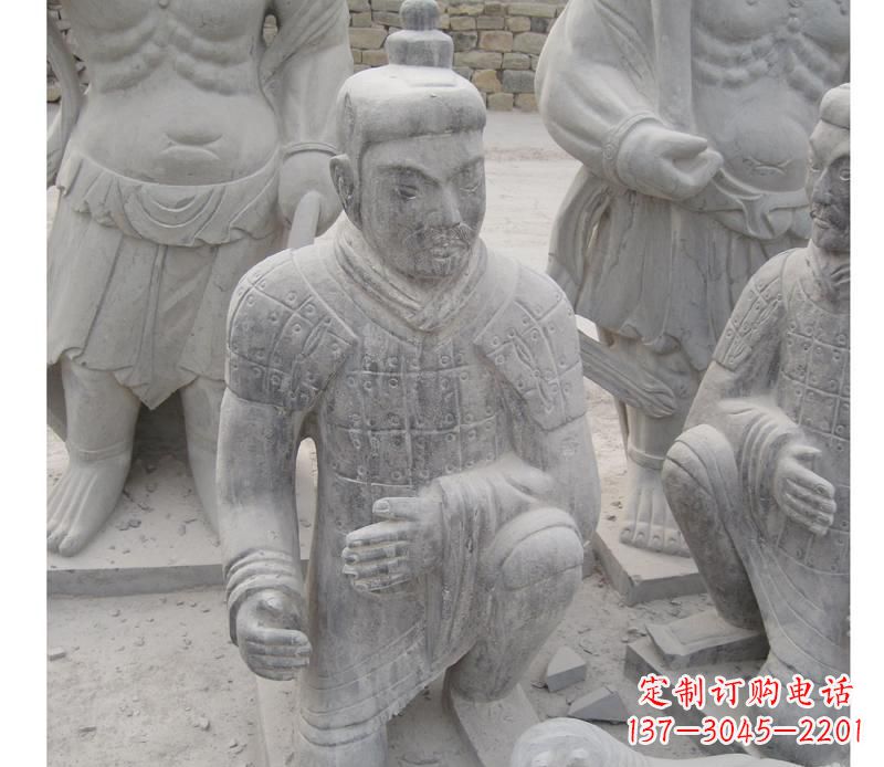 宁德古代兵马俑石雕