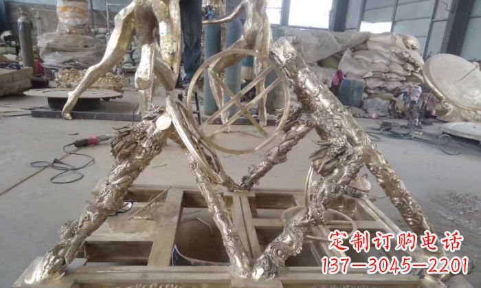宁德“百年古董浑天仪铜雕,让古典美触手可及”