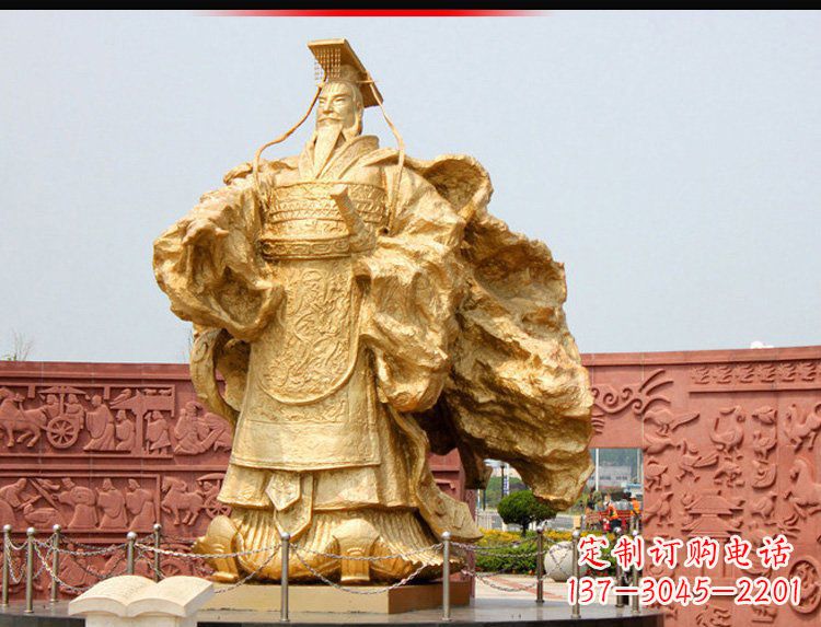 宁德汉武帝铜雕,精致绝伦,彰显大汉尊贵