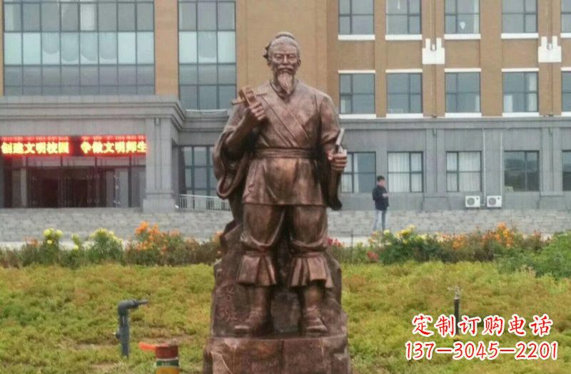 宁德古代名人铜雕鲁班