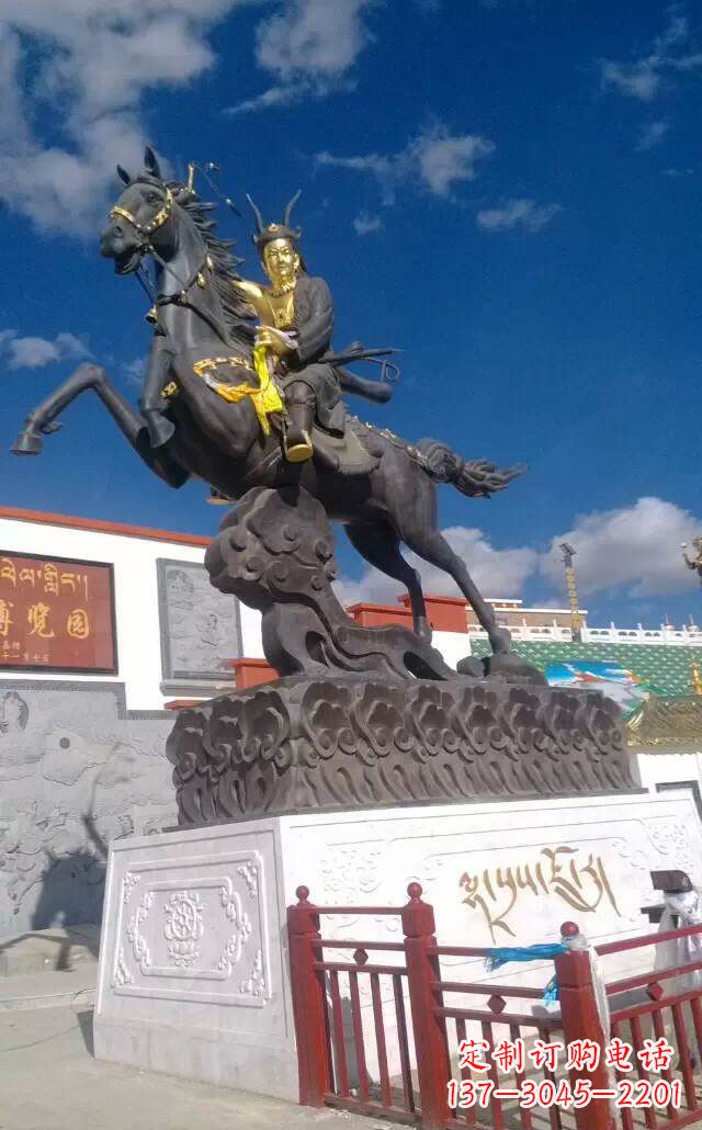 宁德古典骑马人物雕塑