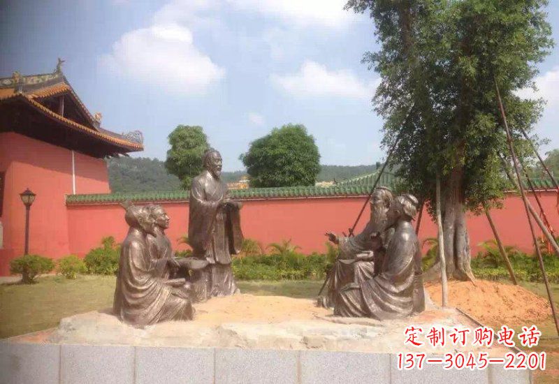 宁德经典经典,传承孔子之魅力——孔子铜雕