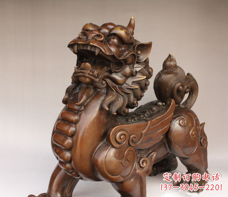 宁德古代神兽貔貅铜雕
