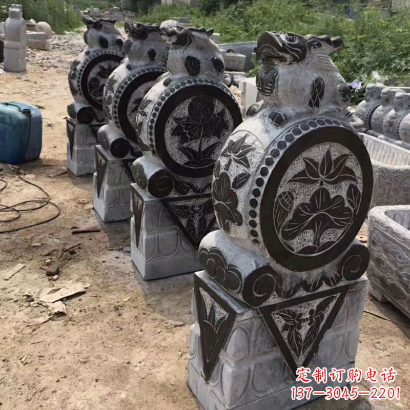 宁德定制古典门墩雕塑,展现古典文化精髓