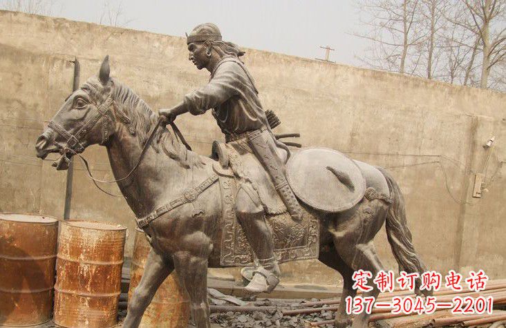 宁德古代战马铜雕塑,为您定制灵动雄壮的艺术品