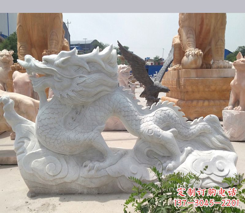 宁德古代镇宅动物龙石雕