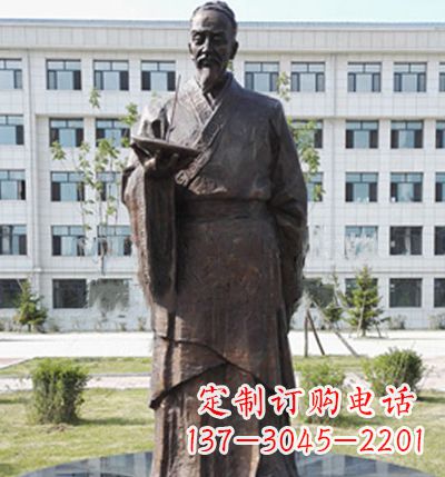 宁德传承古代珍贵文化—祖冲之铜雕塑