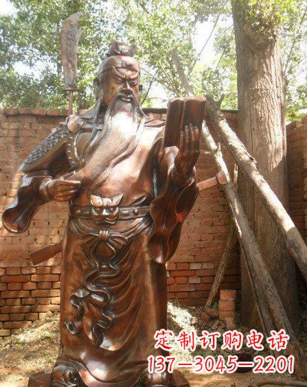 宁德全新关公铜雕,让你的收藏更个性!
