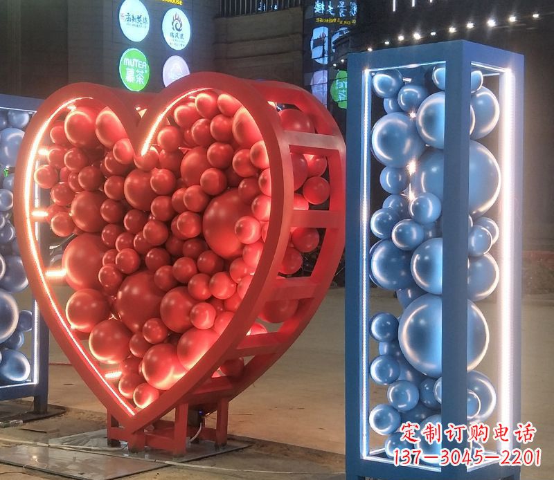 宁德艺术级不锈钢字母雕塑