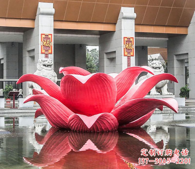 宁德完美满足你的不锈钢荷花雕塑