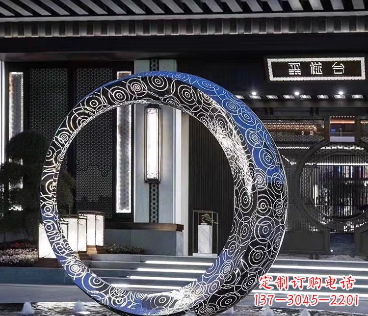 宁德精致圆环喷泉雕塑陪伴你的绿色城市