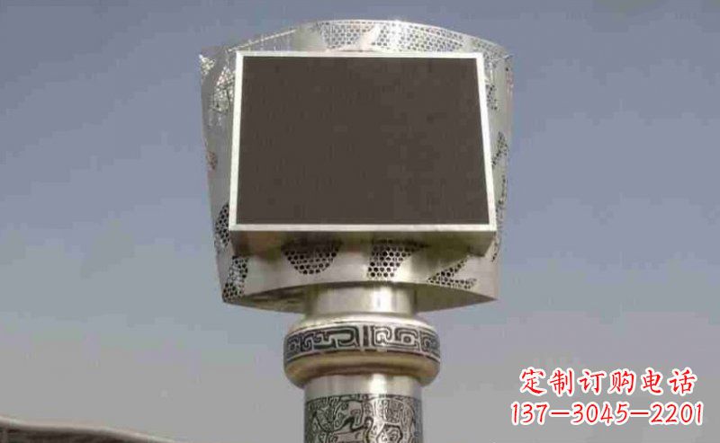 宁德广场火炬不锈钢雕塑_2