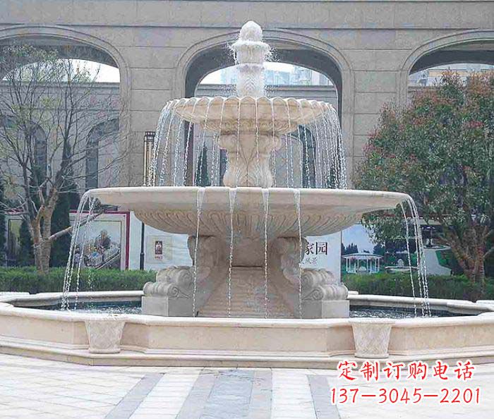 宁德广场景观大型喷泉石雕