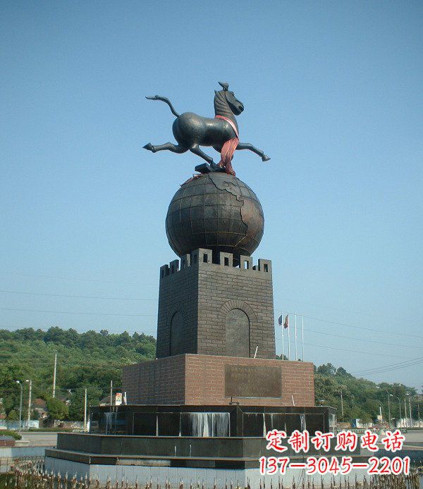 宁德地球城市景观铜雕,永恒传承着历史记忆
