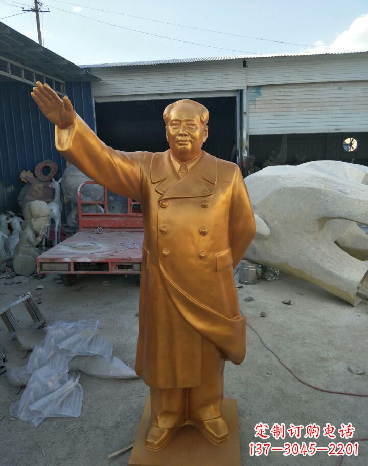宁德毛主席铜雕——定制精美大型雕塑