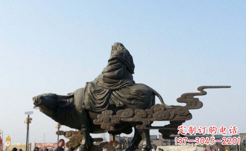宁德精美雕塑-老子景观铜雕