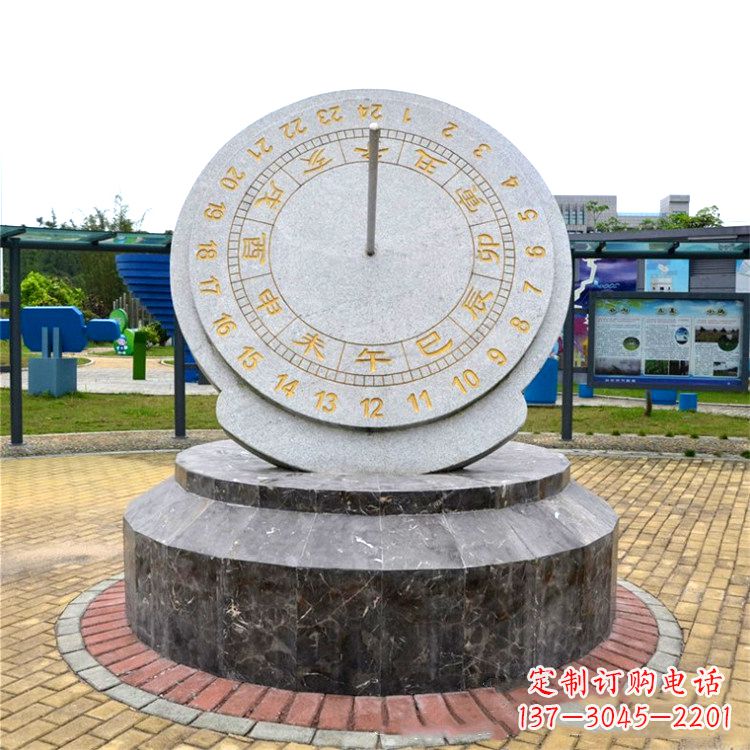 宁德与众不同的精美日晷石雕塑
