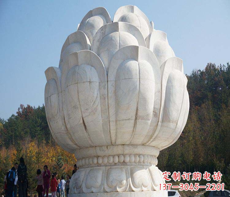 宁德荷花雕塑,引领广场石雕时尚