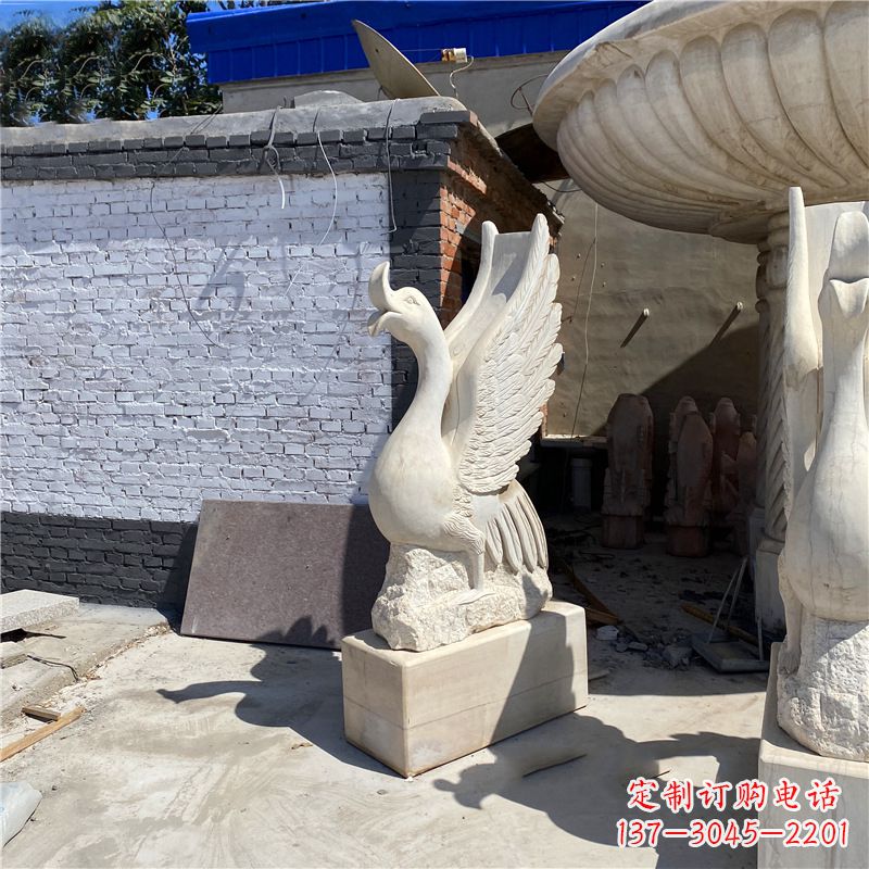 宁德中领雕塑艺术精致天鹅雕塑