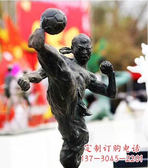 宁德足球雕塑:展现无限自由