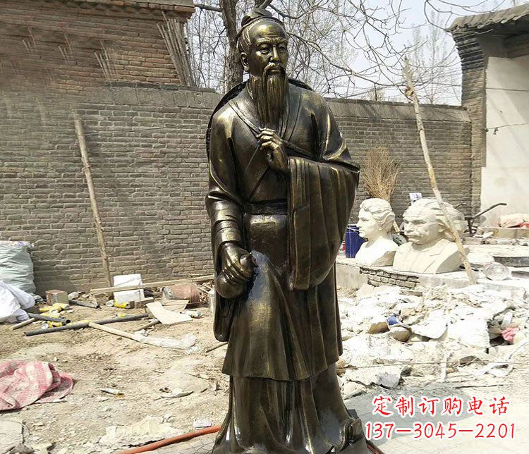 宁德传承医德耀中华——华佗铜雕