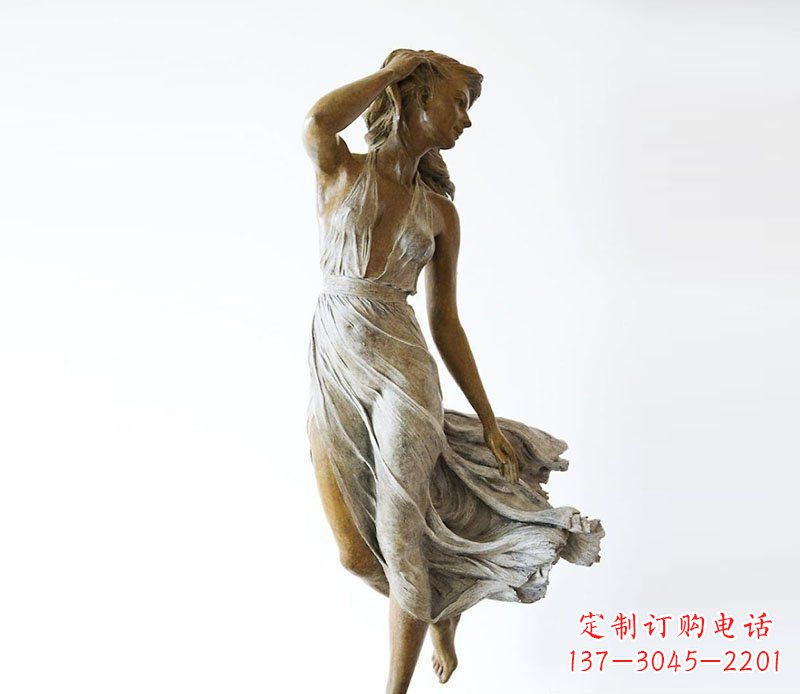 宁德空灵优雅的西方美女雕塑