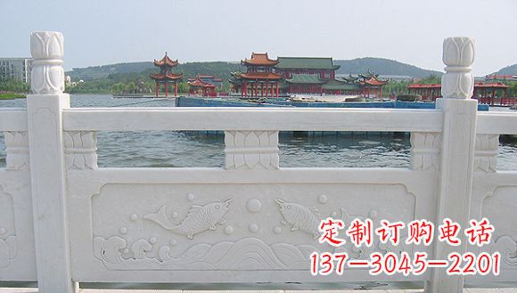 宁德海边汉白玉栏板雕塑