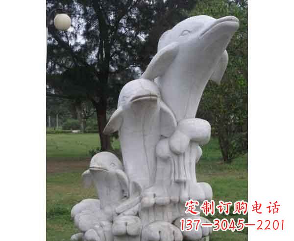 宁德海豚一家石雕
