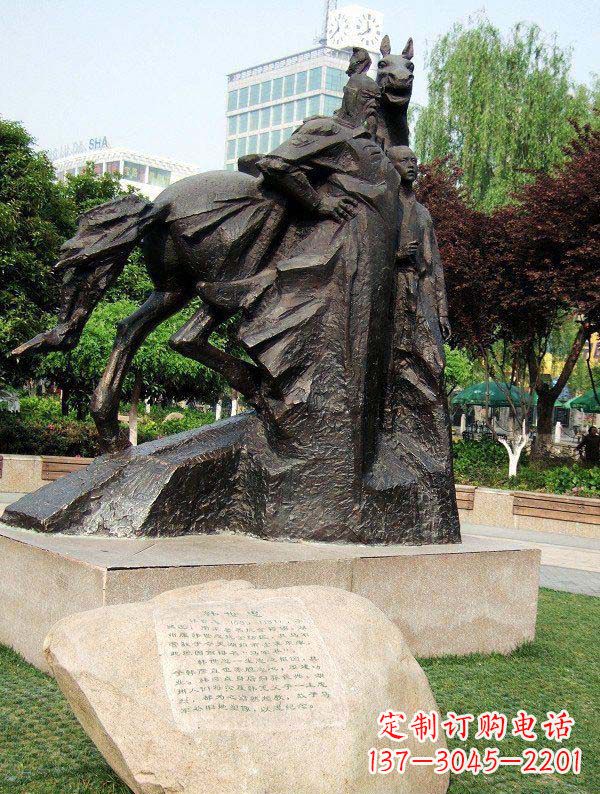 宁德韩世忠古代名人铜雕