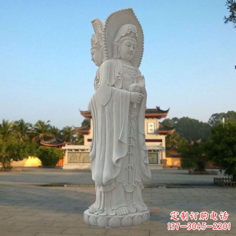 宁德三面观音塑像,让你的生活充满智慧和祥和