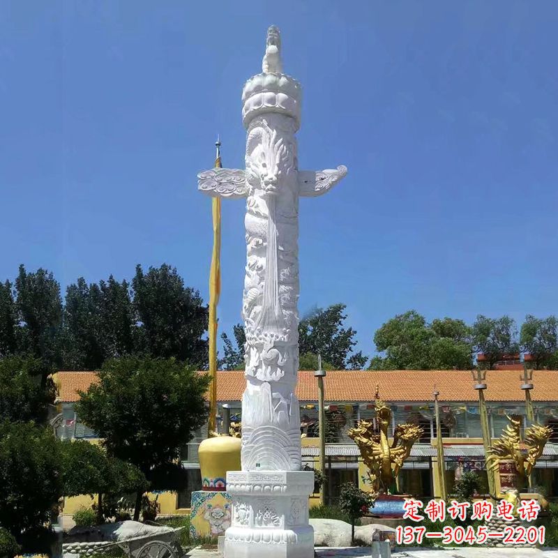 宁德来自华夏的经典之作——汉白玉华表柱