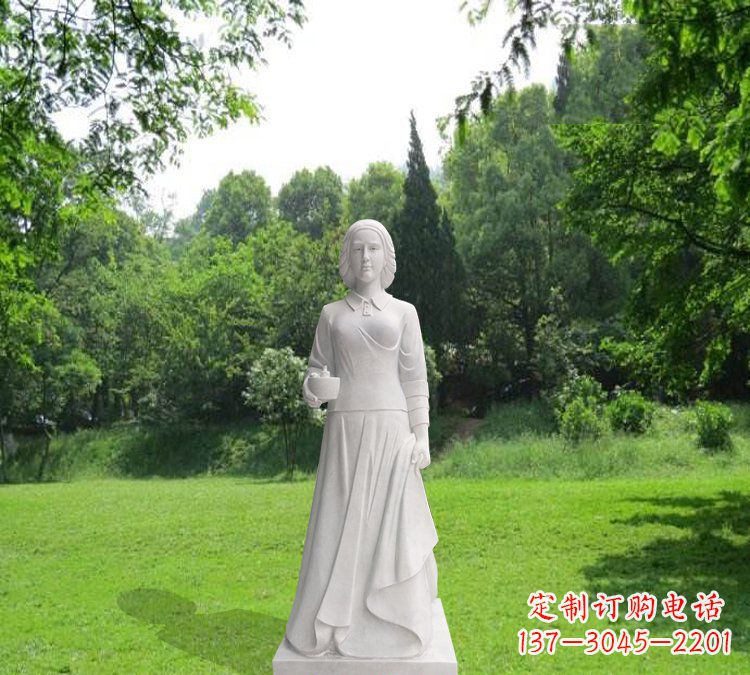 宁德纪念南丁格尔的经典白玉雕塑