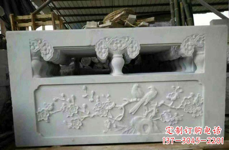 宁德精美汉白玉浮雕栏板雕塑