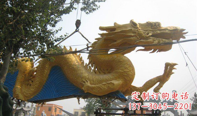宁德黄金龙广场铜雕
