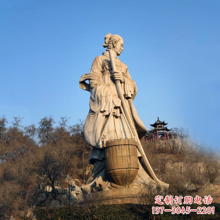 宁德重温历史的美女雕塑