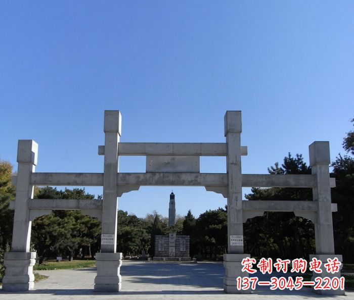 宁德中领雕塑石雕牌坊定制