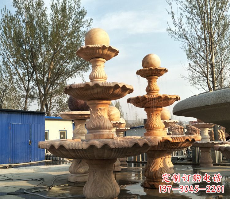 宁德九龙戏珠石雕喷泉