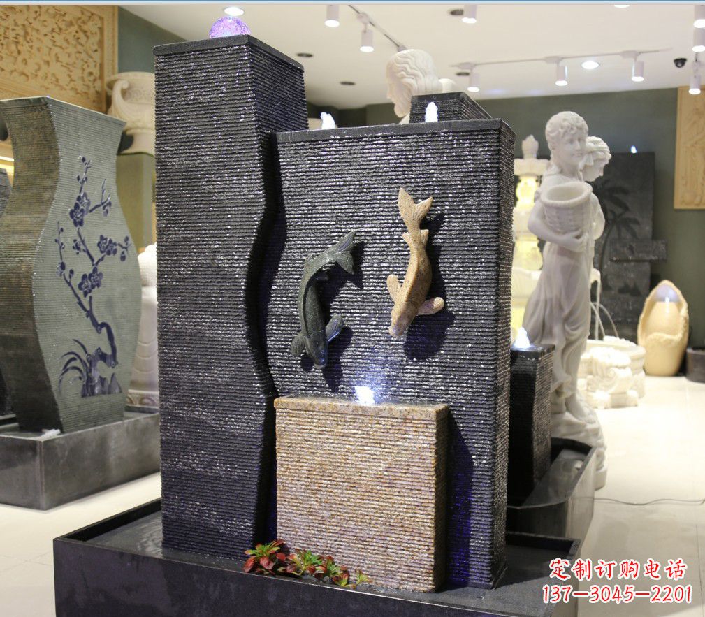 宁德九龙太子石雕喷泉