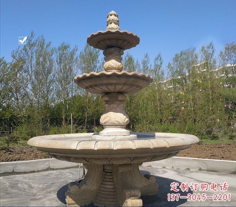 宁德九龙浴太子喷泉石雕