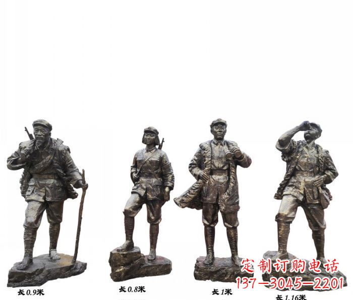宁德专注制作抗战红军青铜雕塑