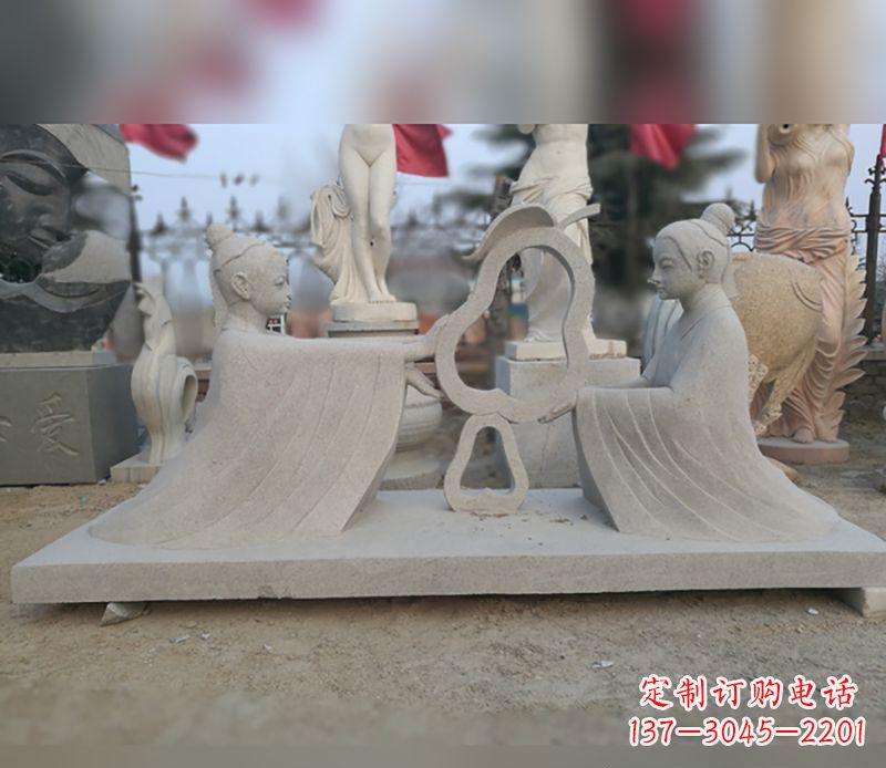 宁德孔融让梨石雕