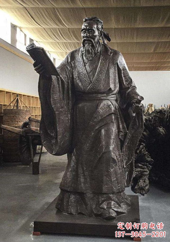 宁德中国古代圣贤孔子雕塑