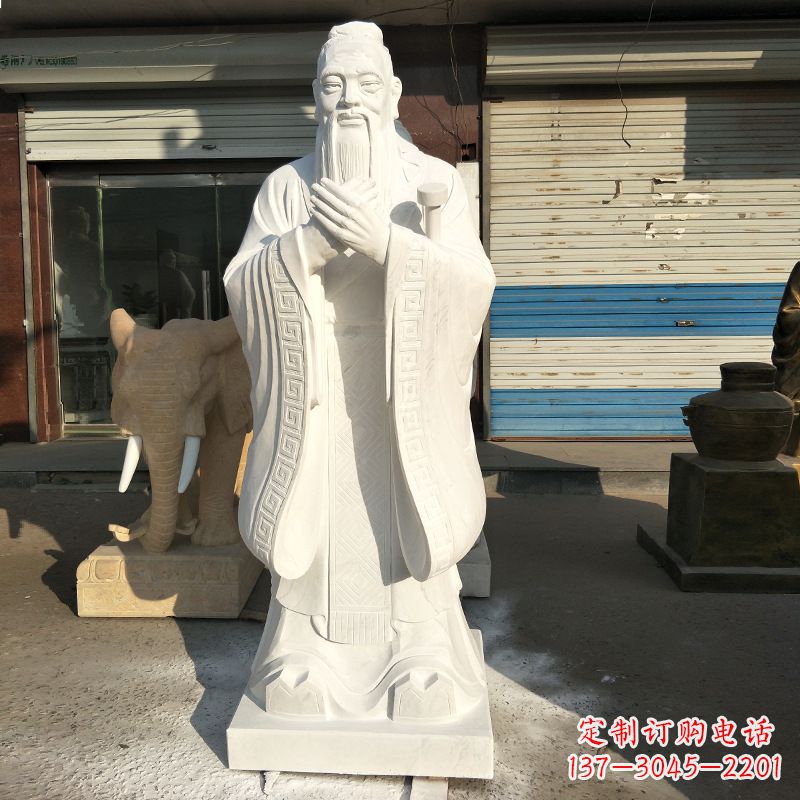 宁德孔子雕塑--中领雕塑定制