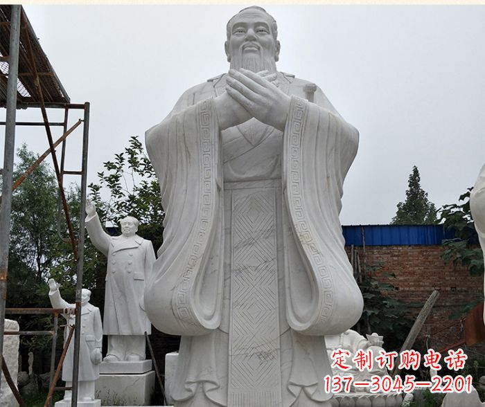 宁德孔子古代名人石雕 (5)