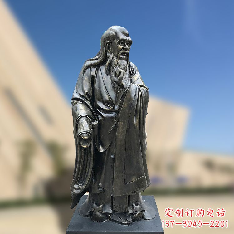 宁德精美老子雕像,体现哲学思考之美