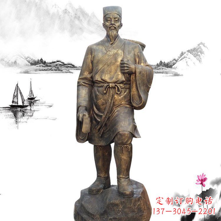宁德精美李时珍雕塑,为您的生活增添更多艺术色彩