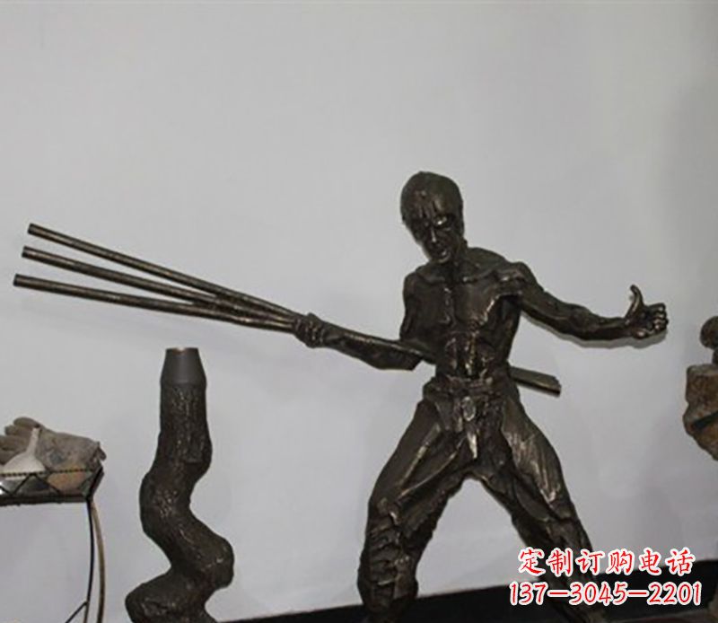宁德海量李小龙铜雕尽显功夫之美